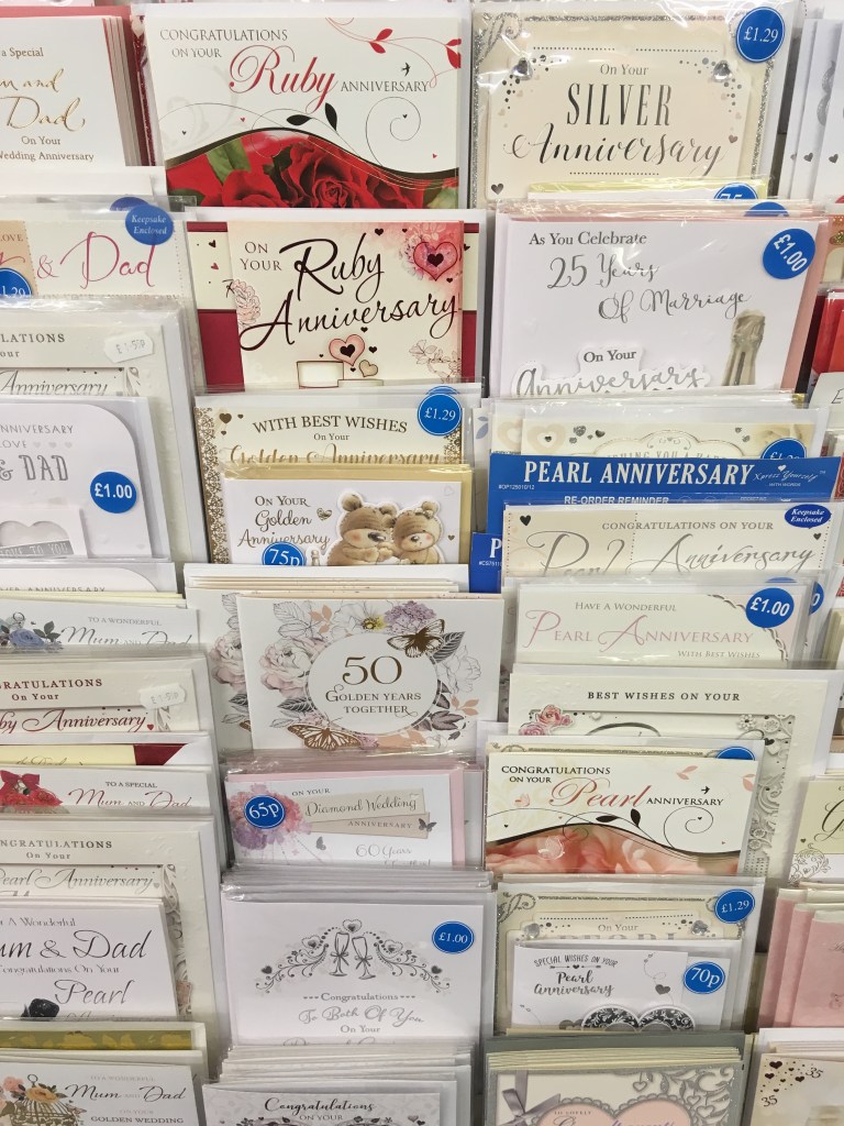 Anniversary cards