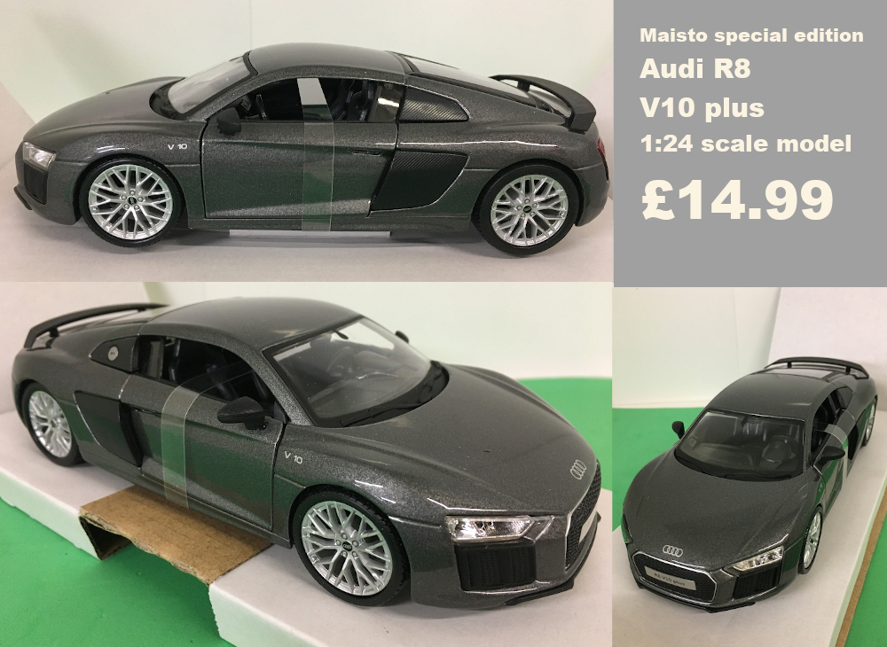 Audi r8 v10 plus scale model £14.99