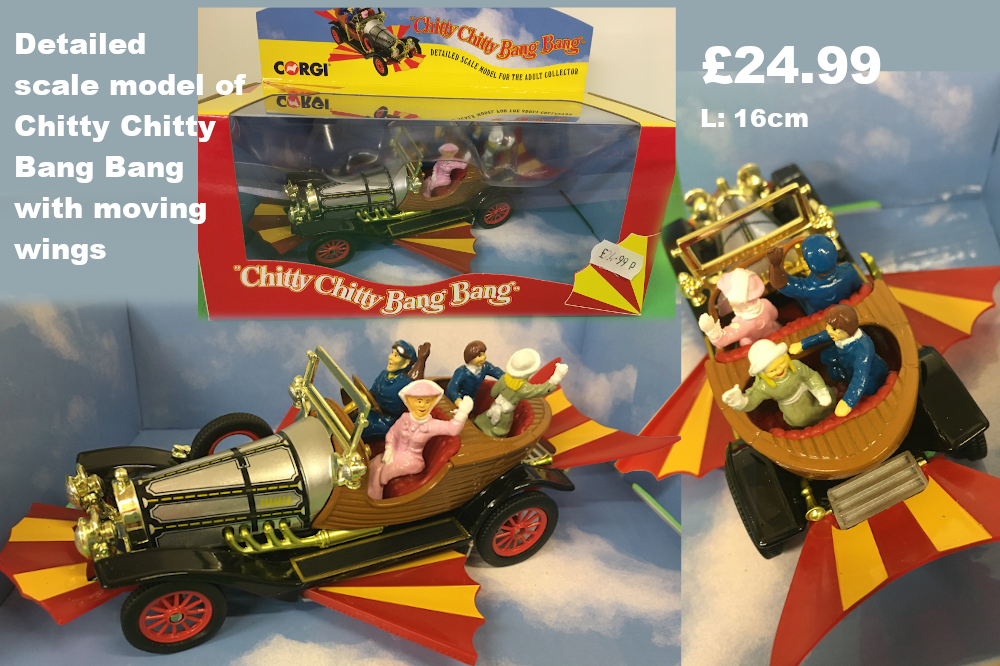 Chitty chitty bang bang scaled model £24.99