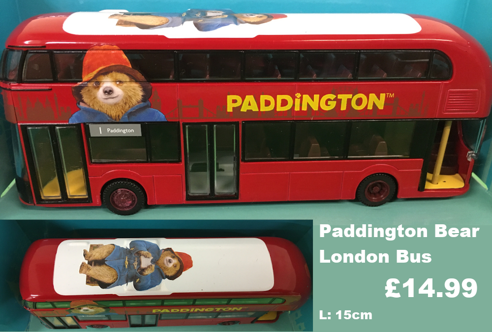 Paddington bear London bus £14.99