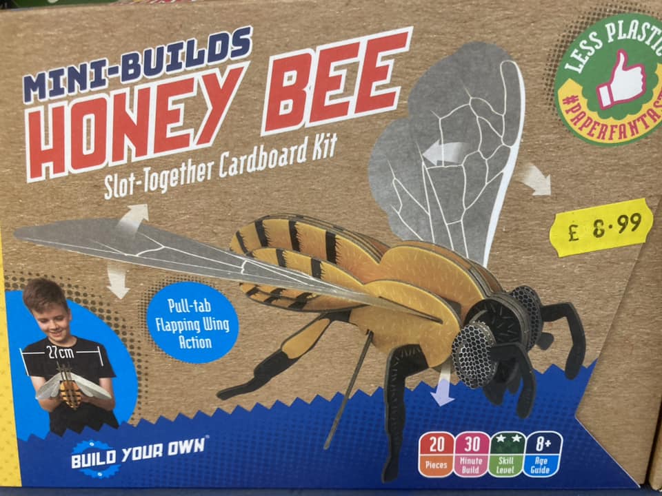 Honey bee cardboard craft kit