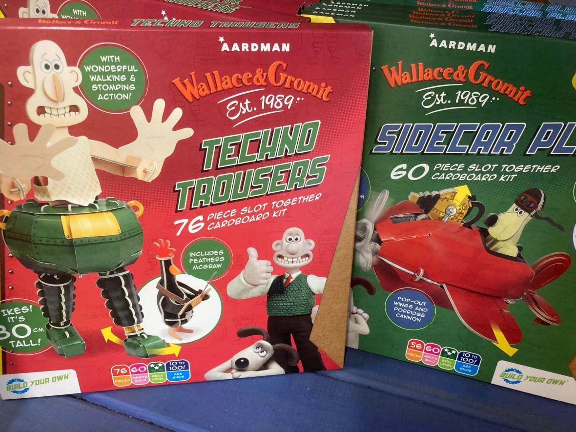 Wallace and Gromit craft kits