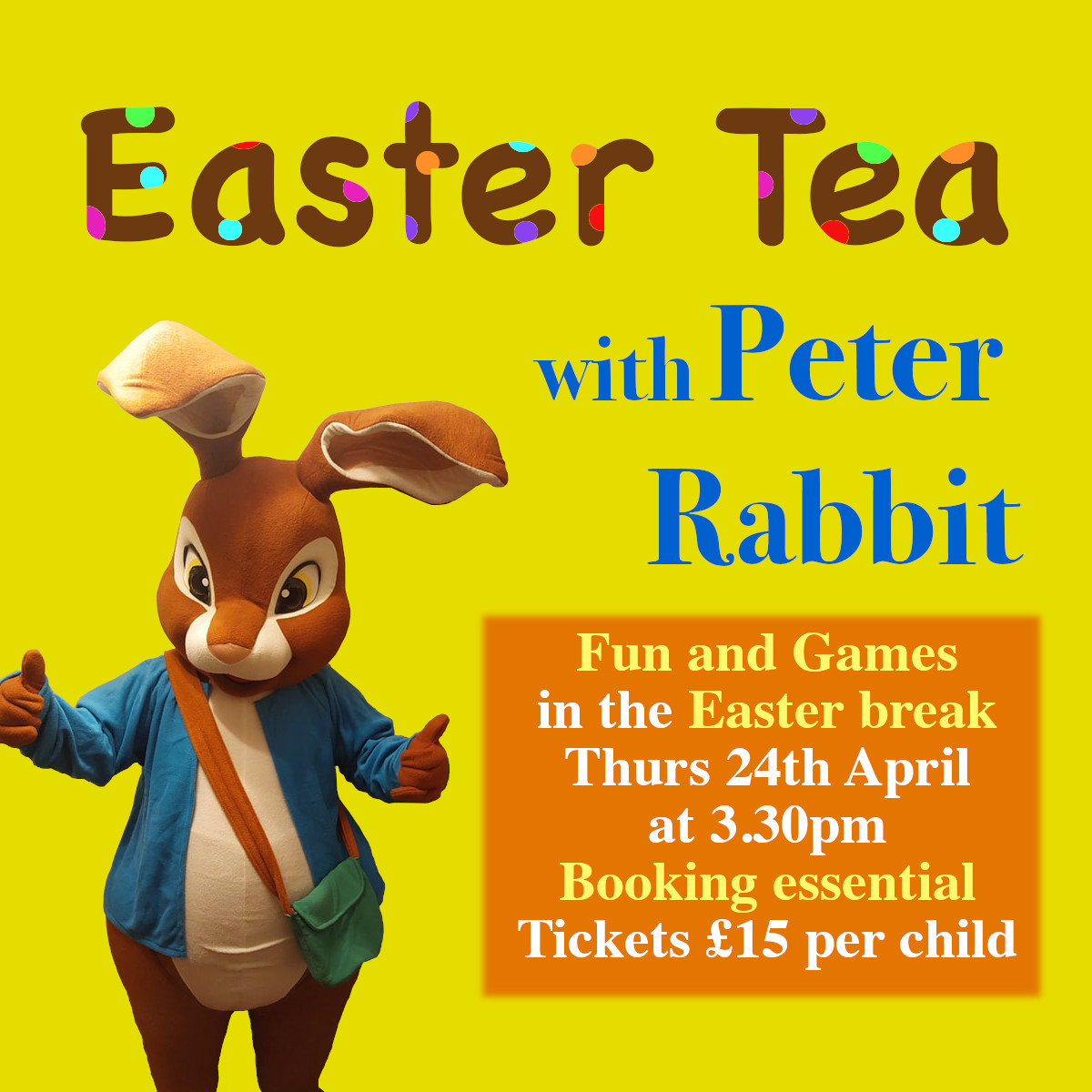 Easter Tea with Peter Rabbit – Sugar and Spice