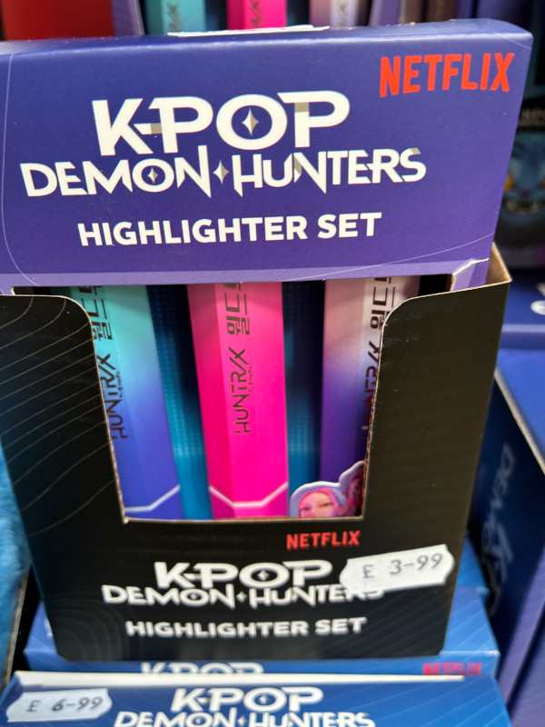 Kpop Demon Hunters highlighter set