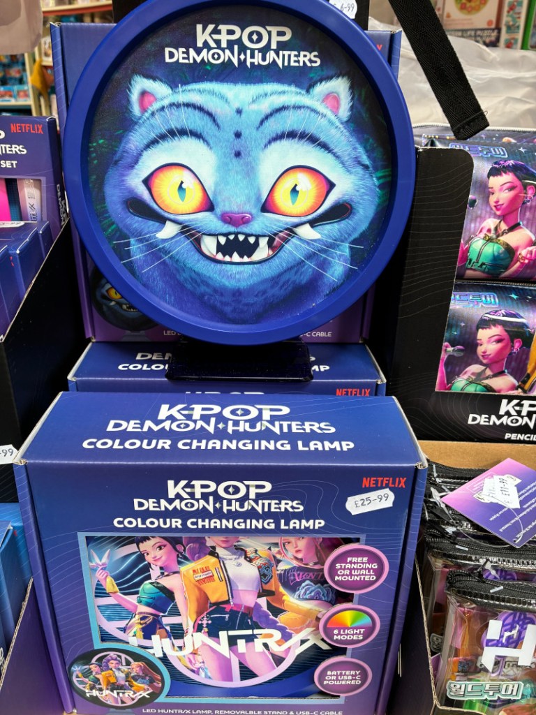 Kpop Demon Hunters colour changing lamp