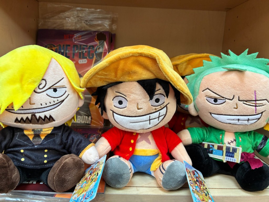 One Piece character plushies