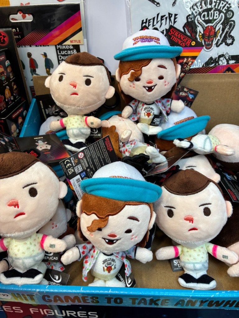 Stranger things plush bag clips