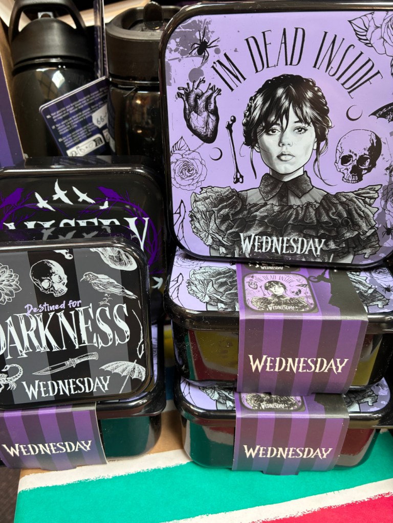 Netflix Wednesday snack boxes