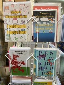 Birthday cards in Welsh
