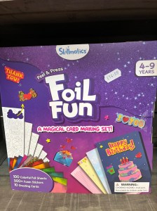 Peel and press foil fun - A magical card making set