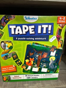 Tape it - A puzzle-solving adventure - picture puzzles with stickers age 4-8